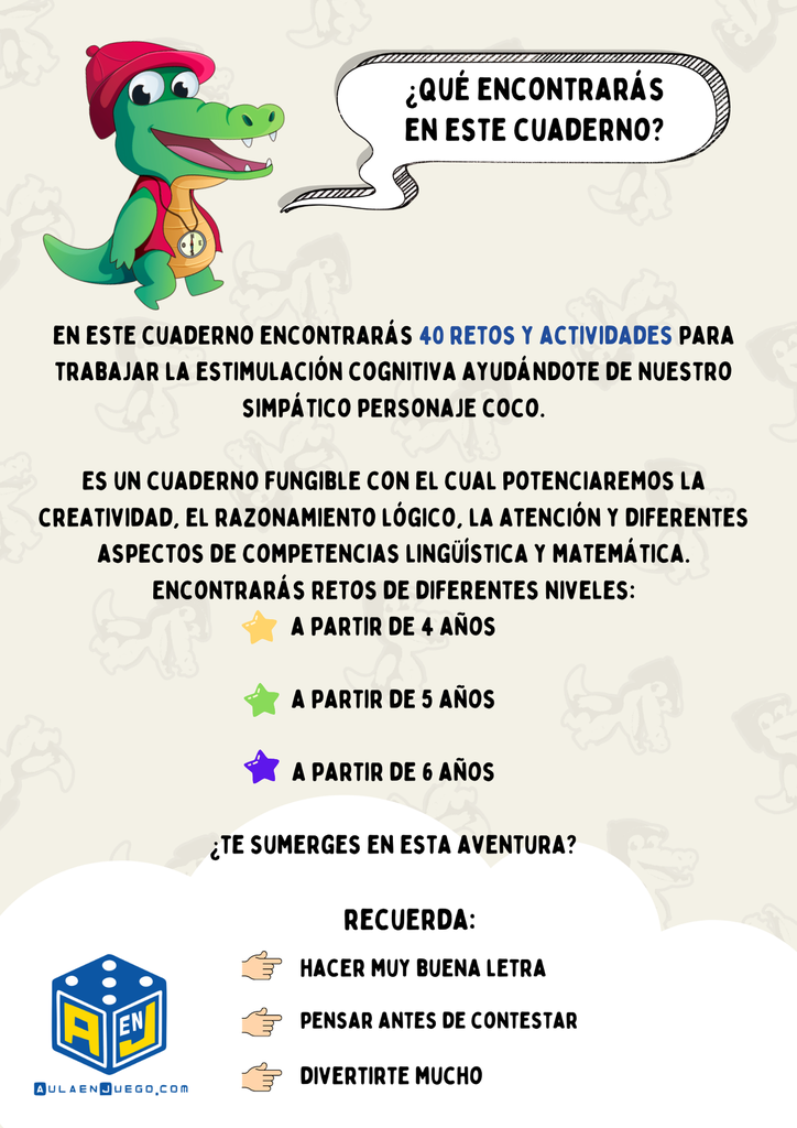 Cuaderno de Estimulación Cognitiva. 4-6 años3