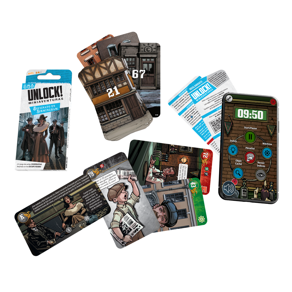 Unlock! Miniaventuras Asesinato en Birmingham2