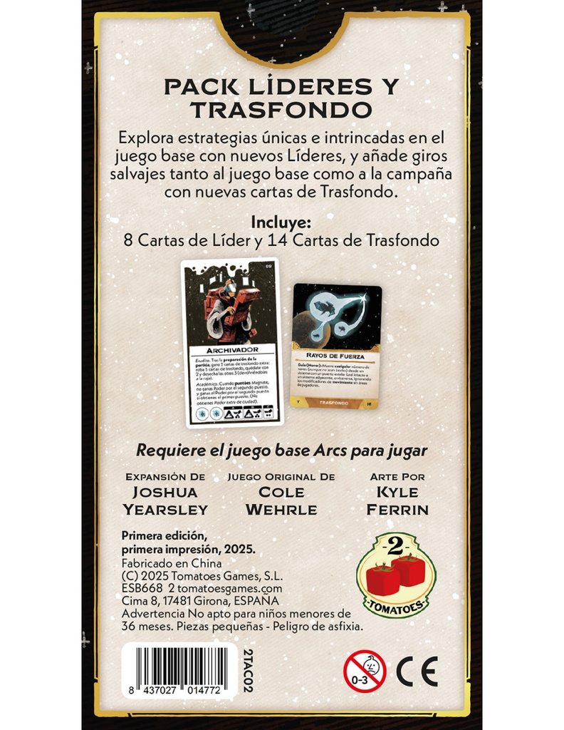 Arcs: Líderes y Trasfondo3
