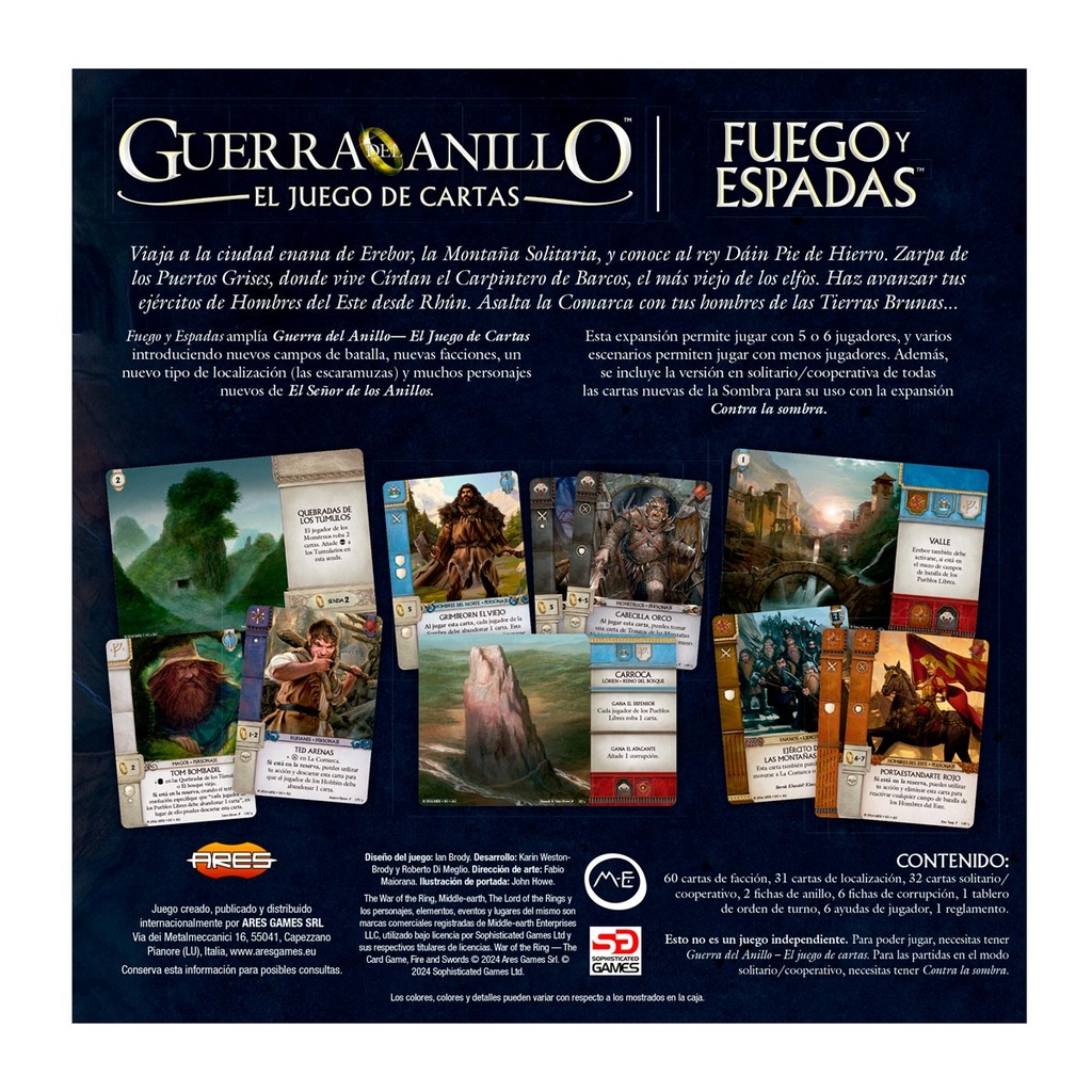 Guerra del Anillo - El Juego de Cartas: Fuego y Espadas1