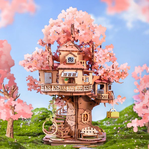 Sujetalibros Sakura Tree House3