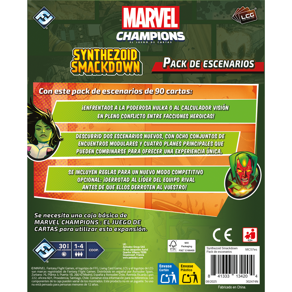 Marvel Champions:  Synthezoid Smackdown Scenario Pack1