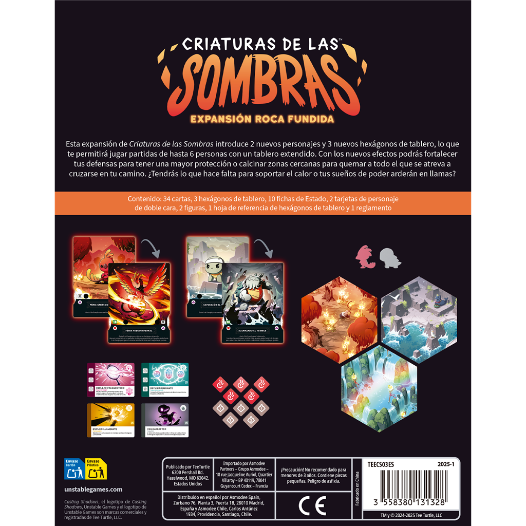 Criaturas de las Sombras: exp. Roca fundida1