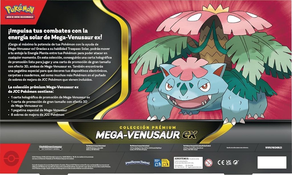 Caja Pokemon Ex Mega-Venusaur Premium1