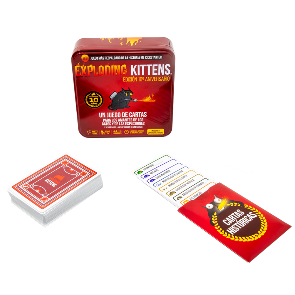 Exploding Kittens Edición 10º Aniversario1