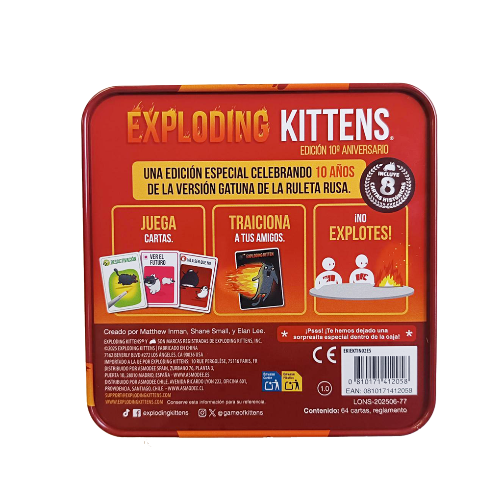 Exploding Kittens Edición 10º Aniversario2