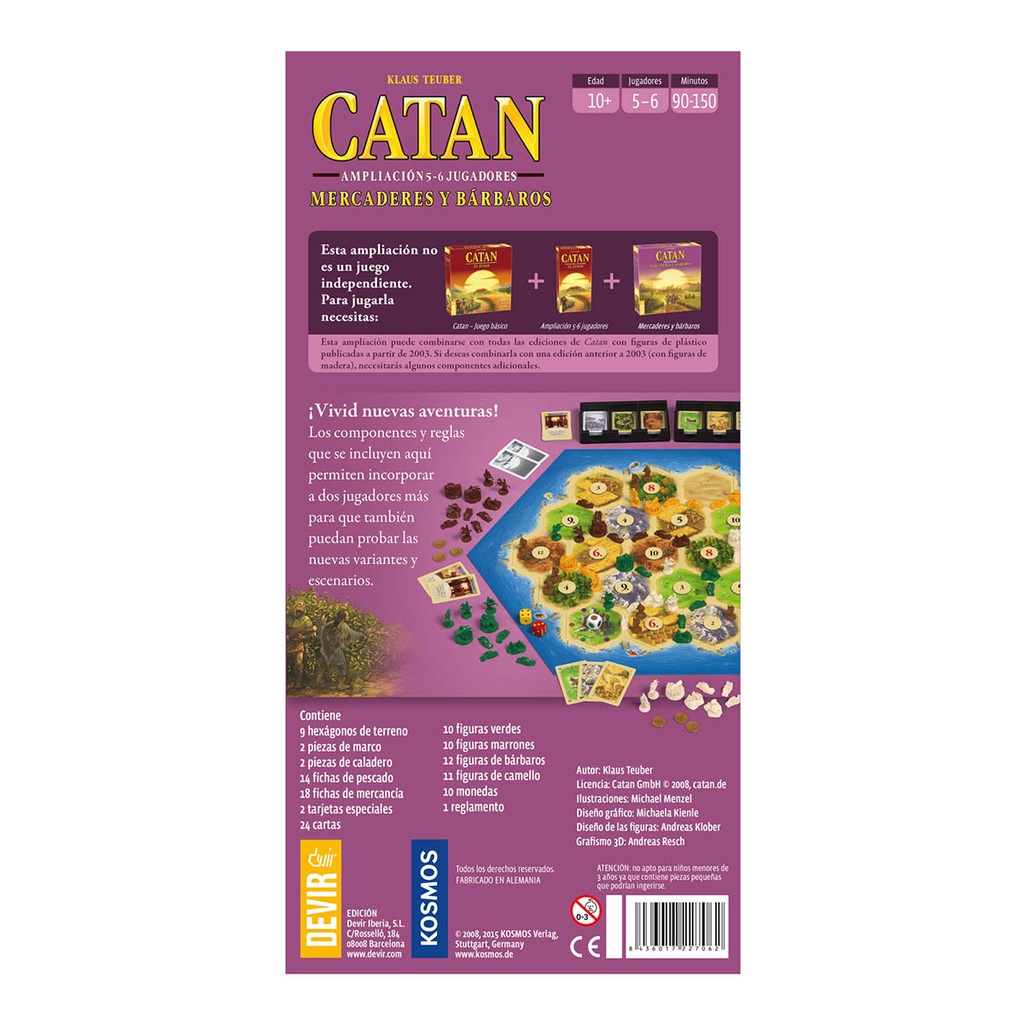 Catan: Mercaderes y Barbaros 5-6 Jugadores2