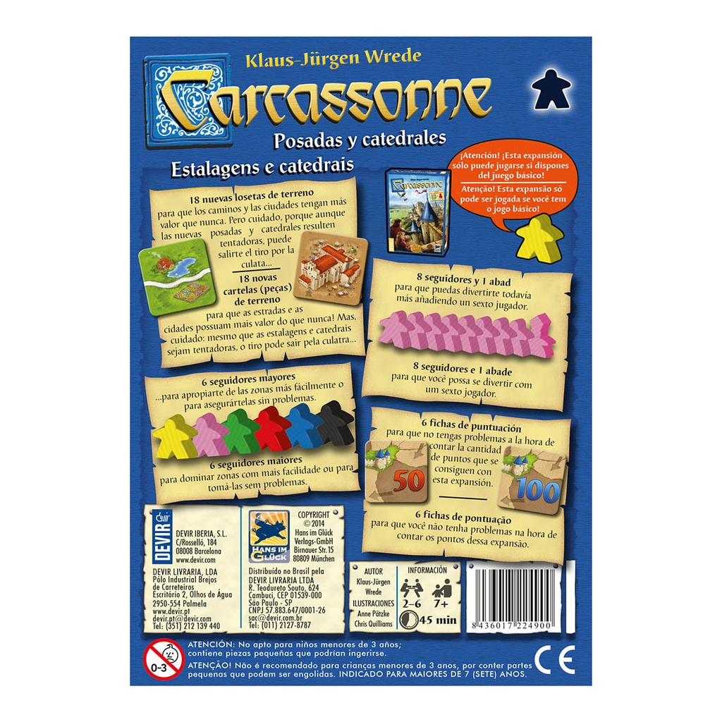 Carcassonne: Posadas y Catedrales2