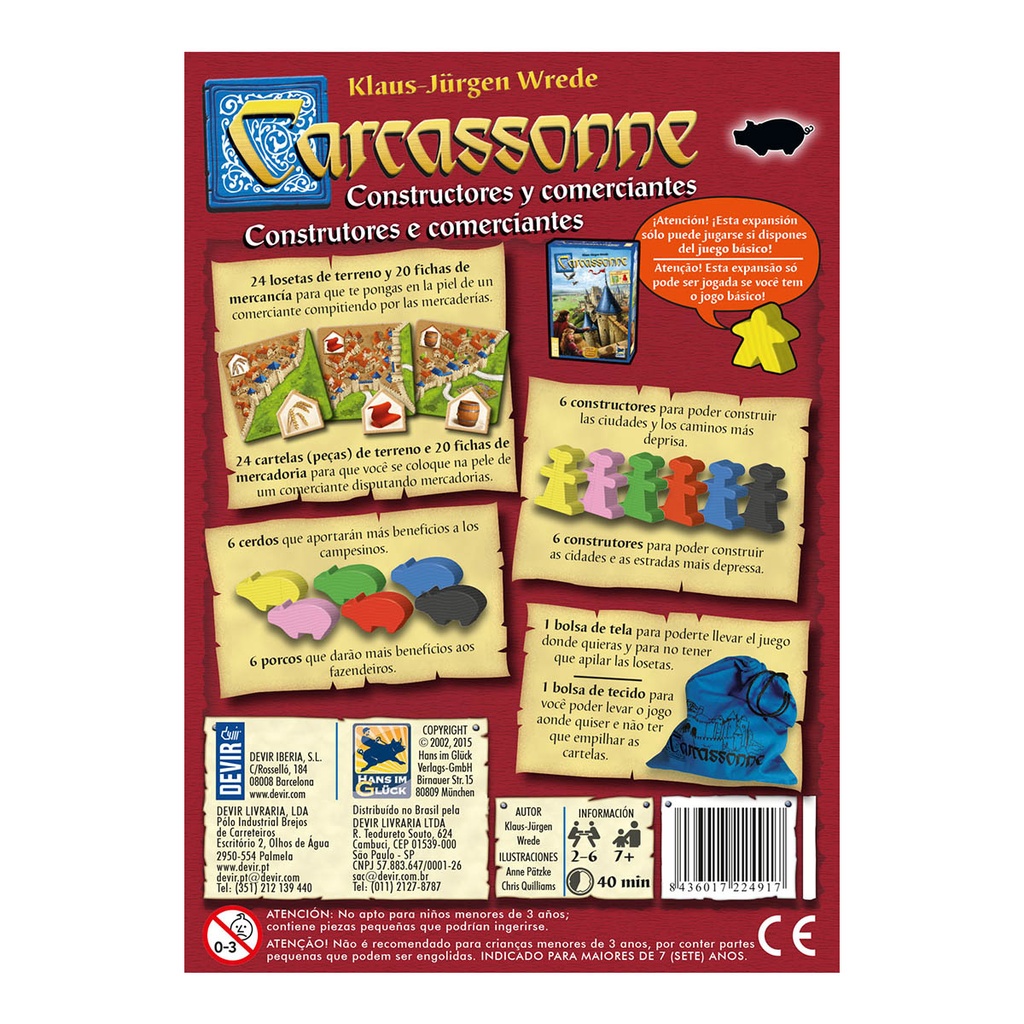 Carcassonne: Constructores y Comerciantes1