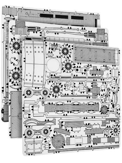 Tren Hogwarts Express - Metal Earth4