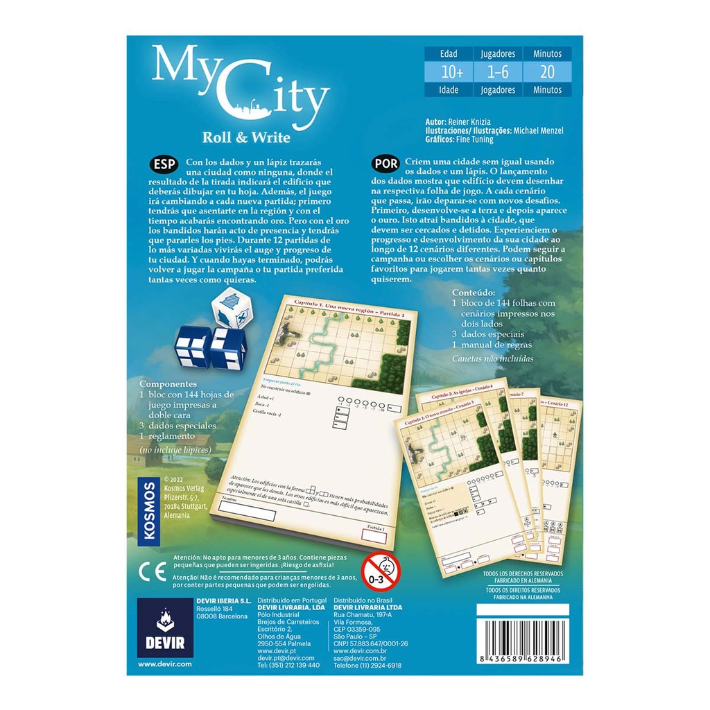 My City Roll and Write2