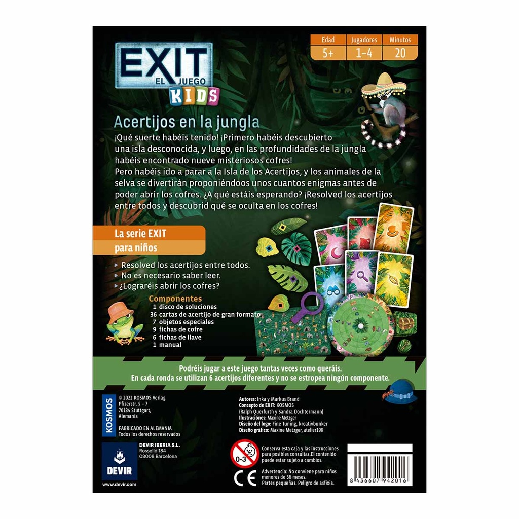 EXIT Kids: Acertijos en la jungla1