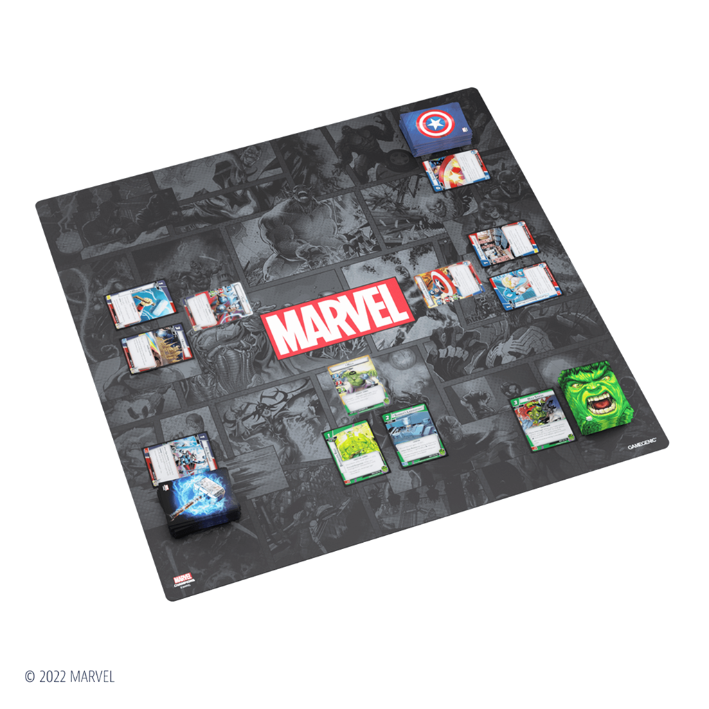 Marvel Champions Game Mat XL Marvel Black2