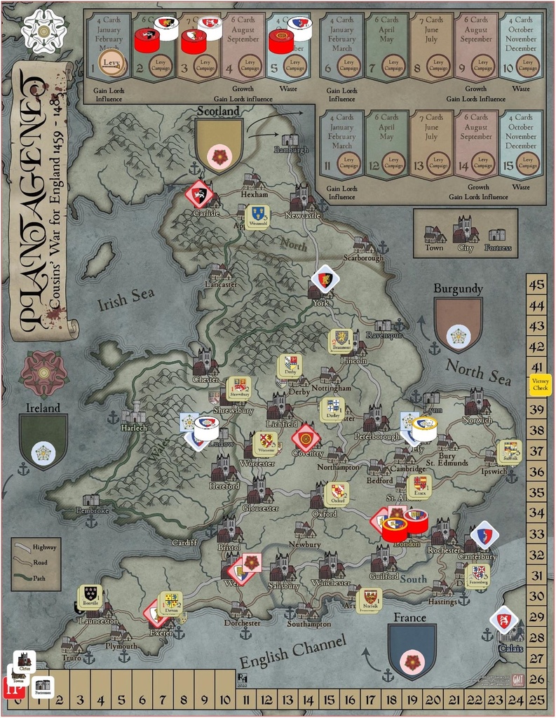 Plantagenet: Cousins' War for England, 1459 - 14851