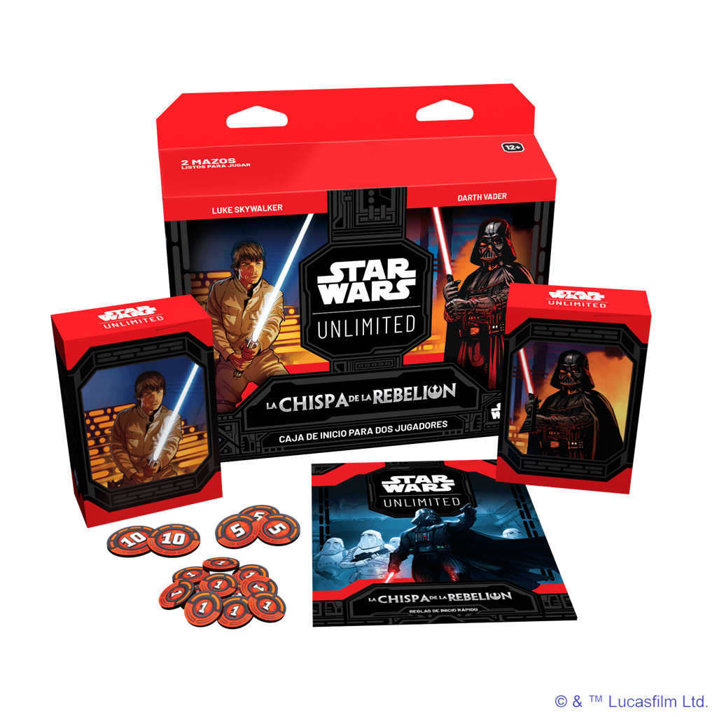 Star Wars Unlimited: La Chispa de la Rebelión. Caja de inicio.1