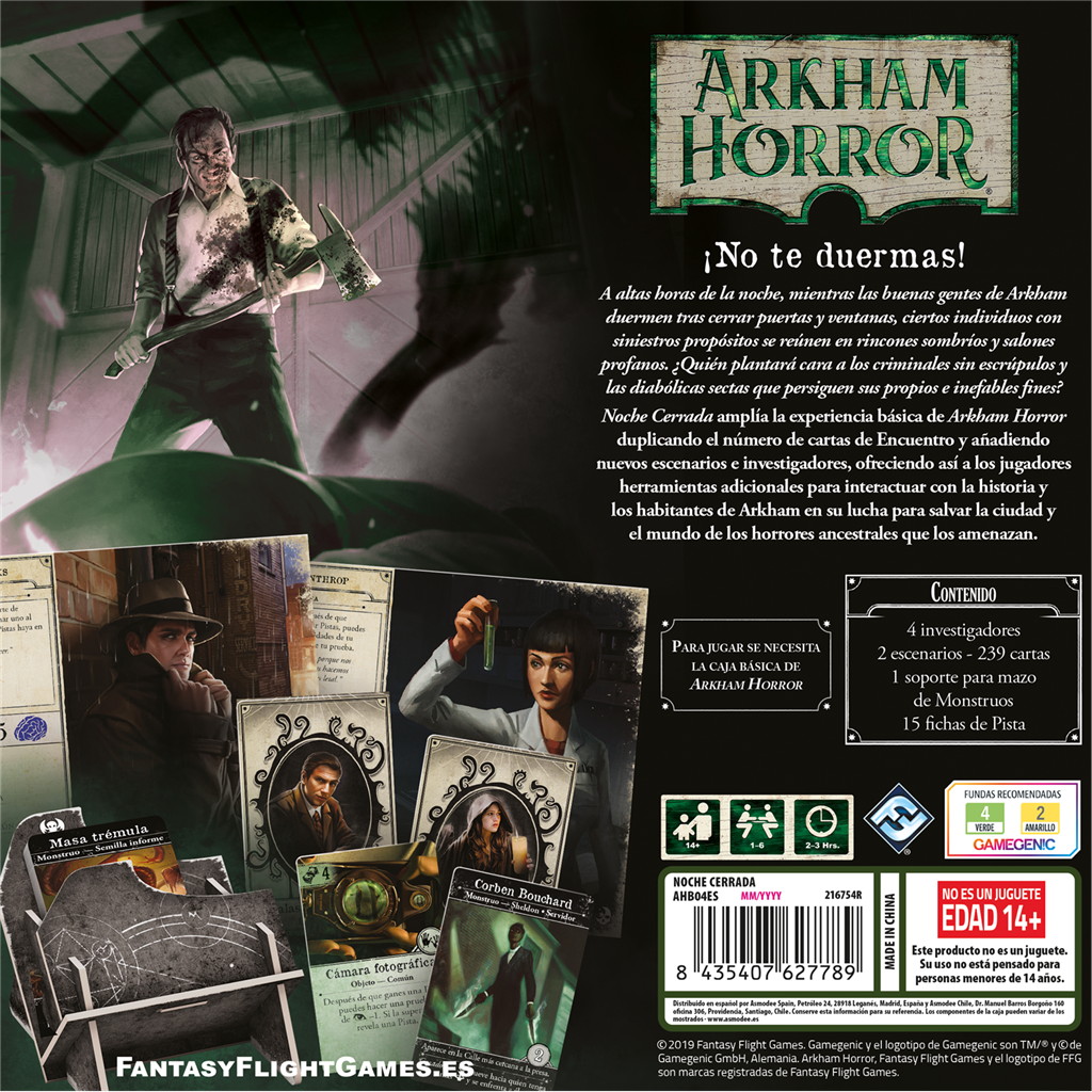 Arkham Horror 3ª Edición: Noche Cerrada2