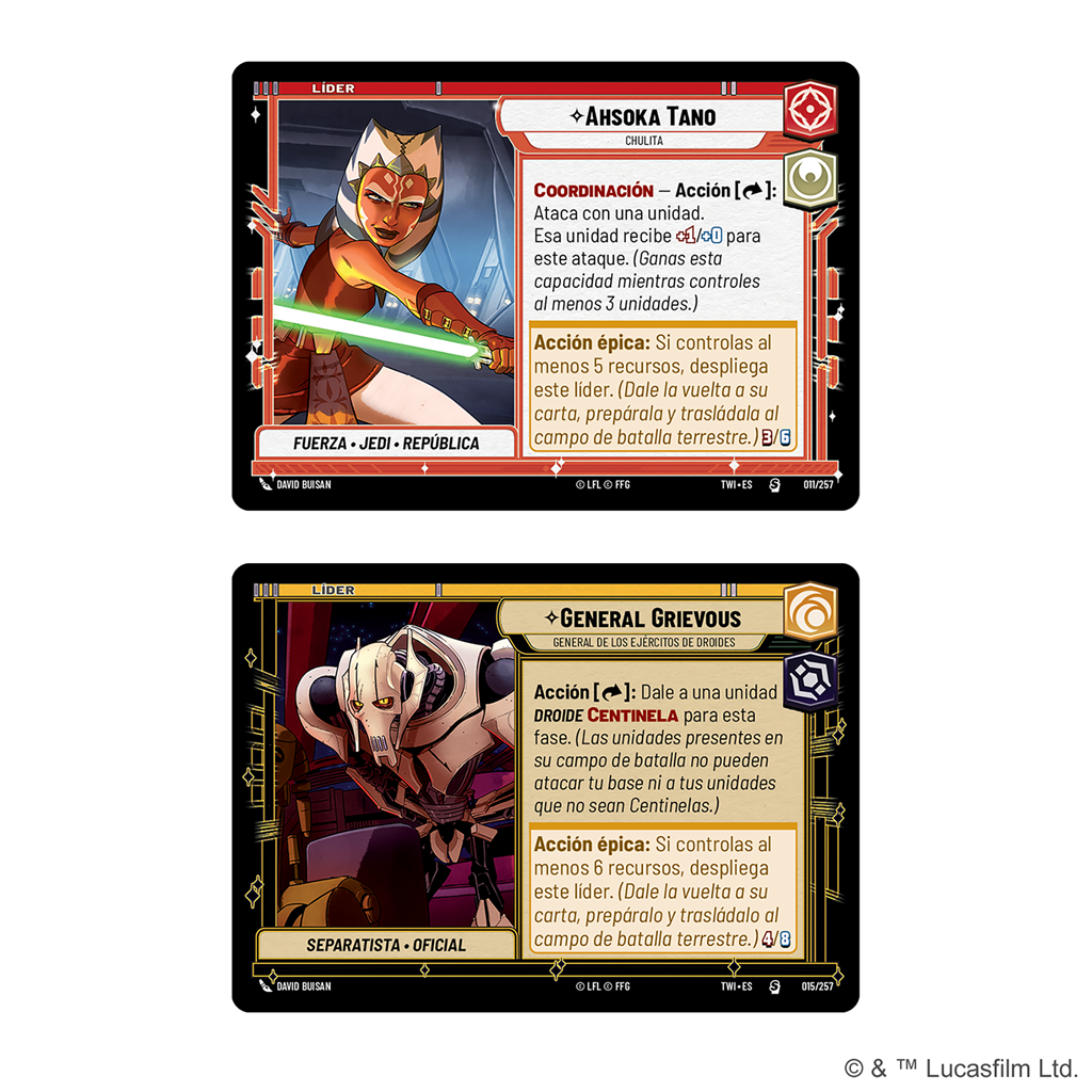 Star Wars Unlimited: El ocaso de la República Caja inicio1