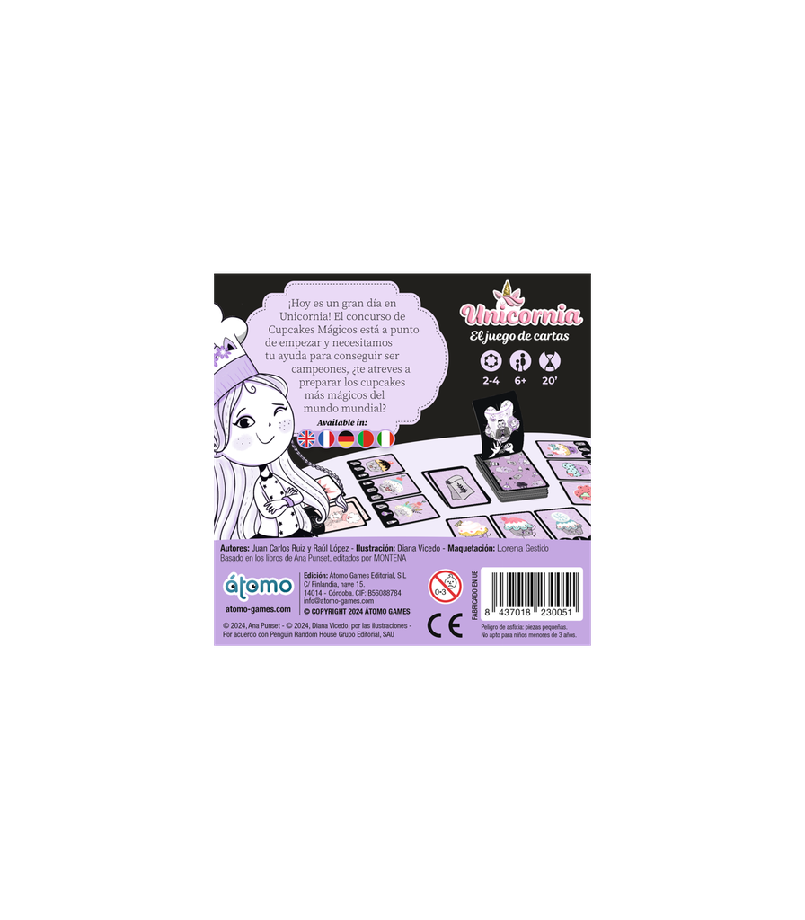 Unicornia. El Juego de Cartas1
