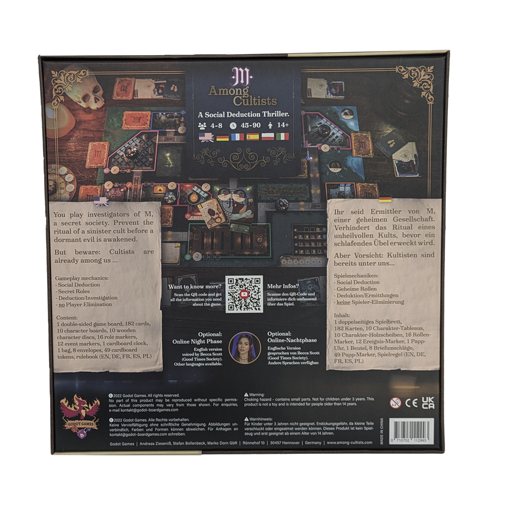 Among Cultists: A Social Deduction Thriller1