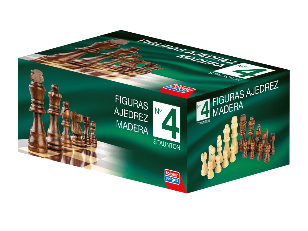 Figuras Ajedrez madera Staunton Nº4