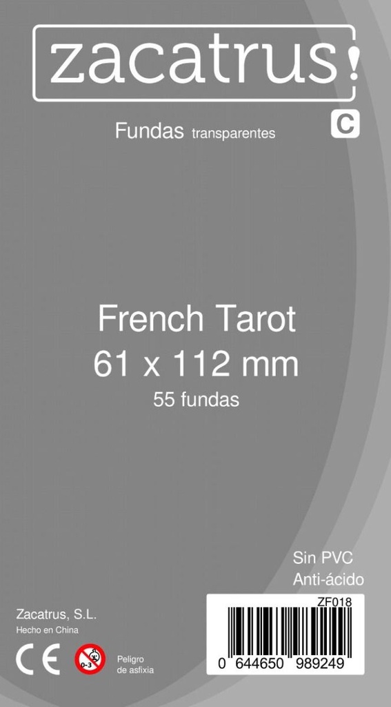 Fundas Zacatrus French Tarot (61x112mm) (55)