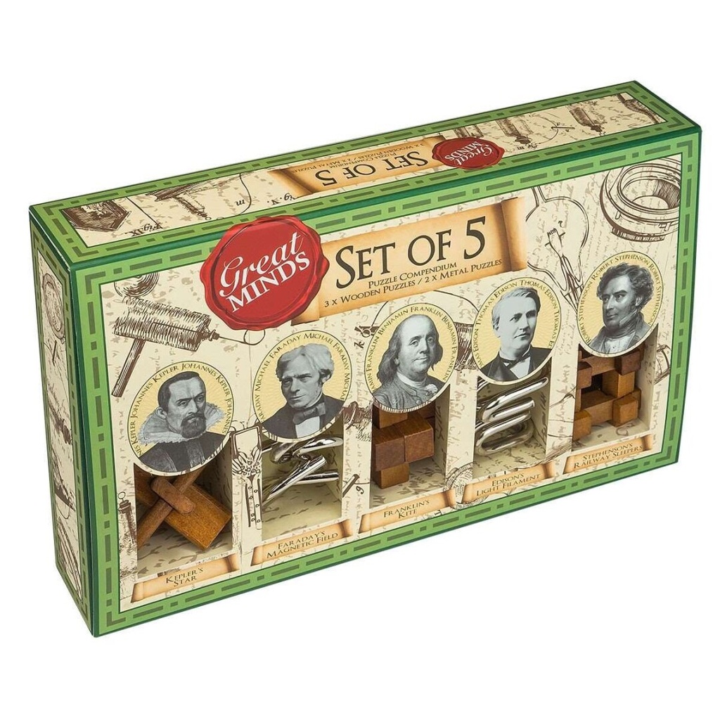 GREAT MINDS - SET OF 5 - MEN