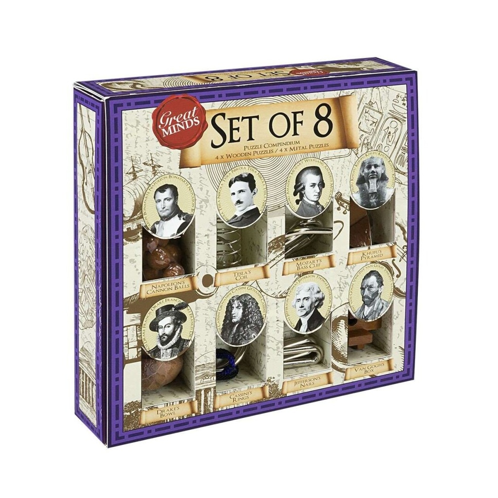 GREAT MINDS - SET OF 8