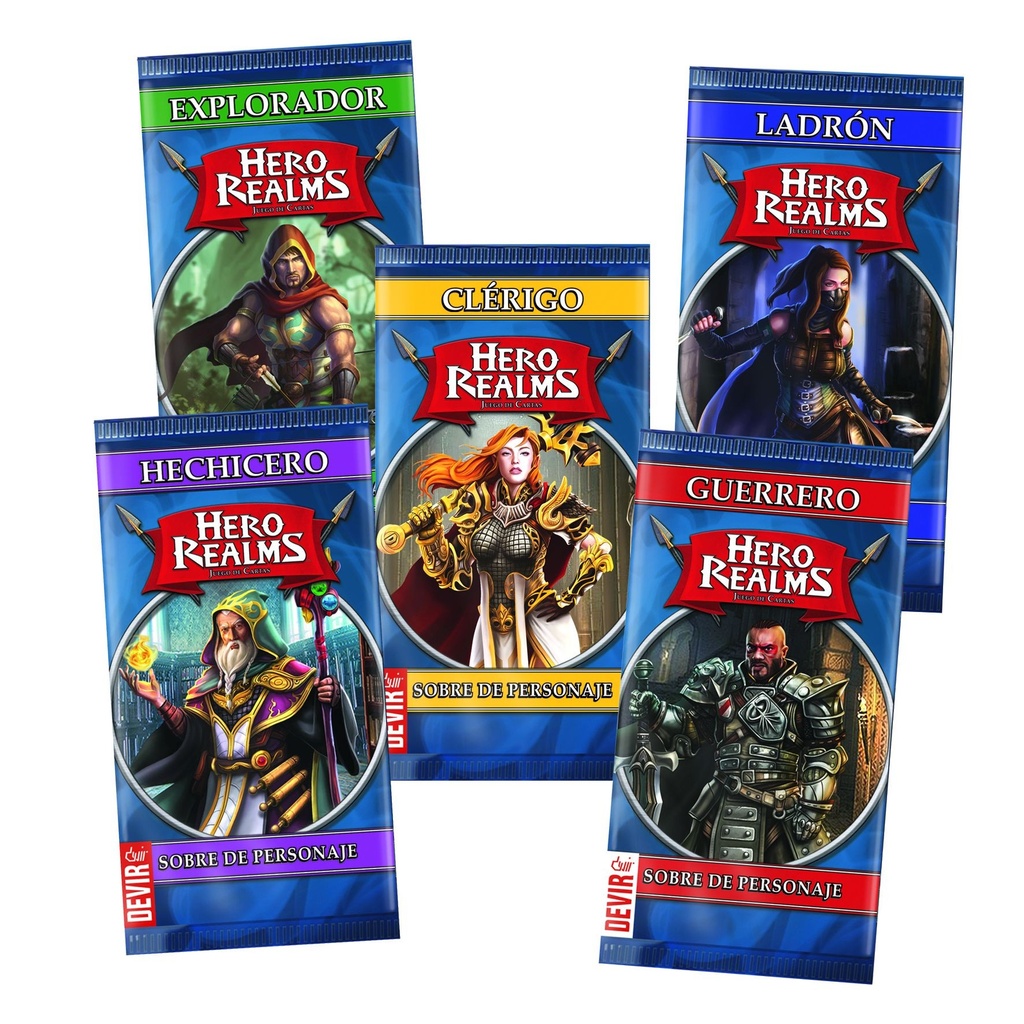 Hero Realms - Sobres de personaje (Guerrero)