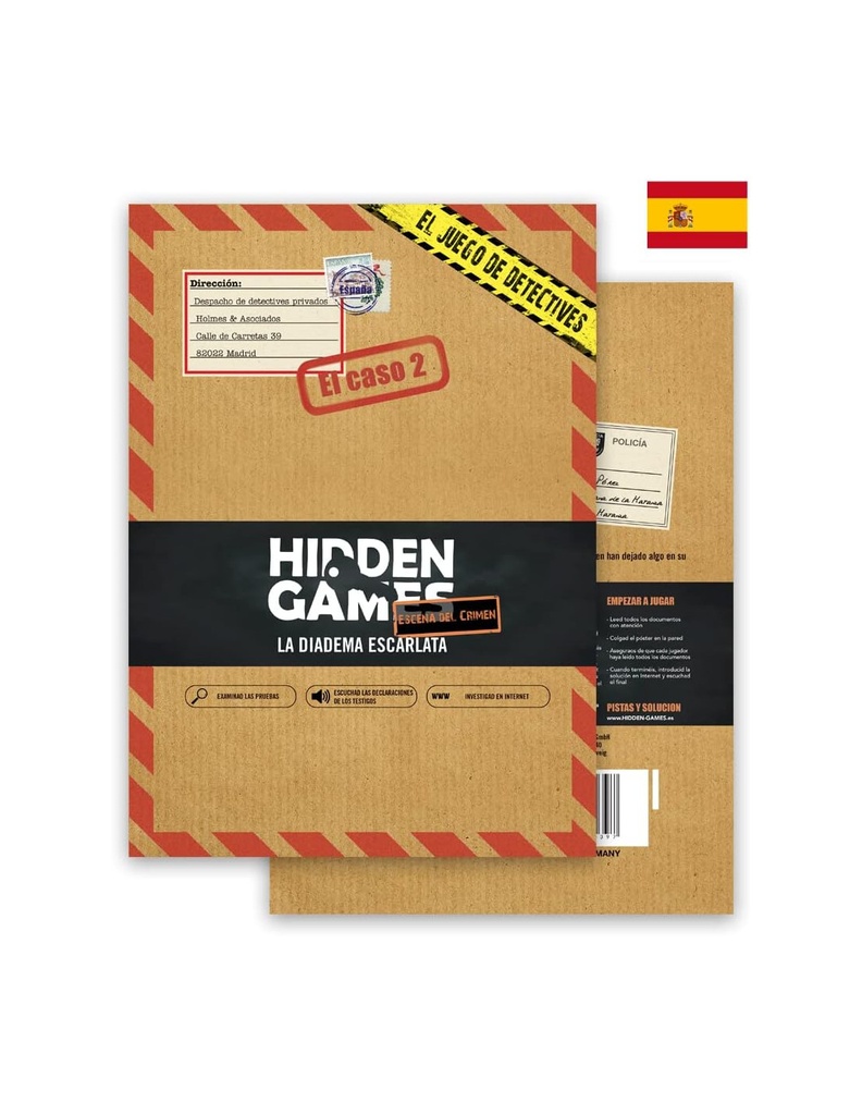 Hidden Games Escena del Crimen - La Diadema Escarlata