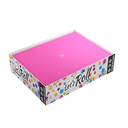 Magnetic Dice Tray Rectangular Black/Pink