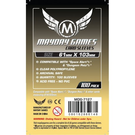 Mayday Games Card Sleeve 61 X 103 MM
