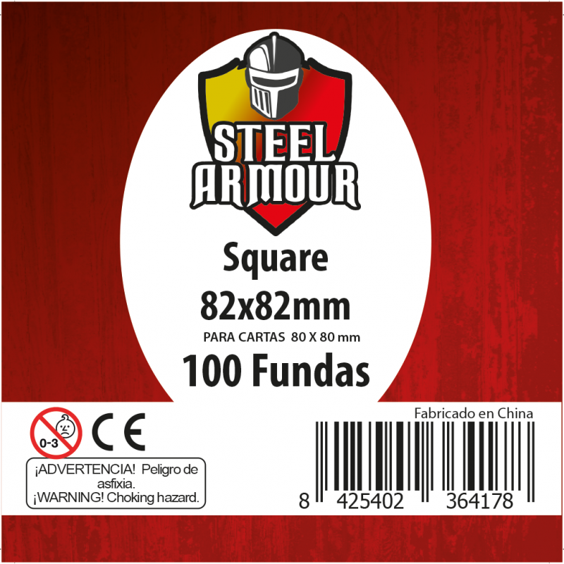 100 Fundas Cuadradas - Square (82x82mm)