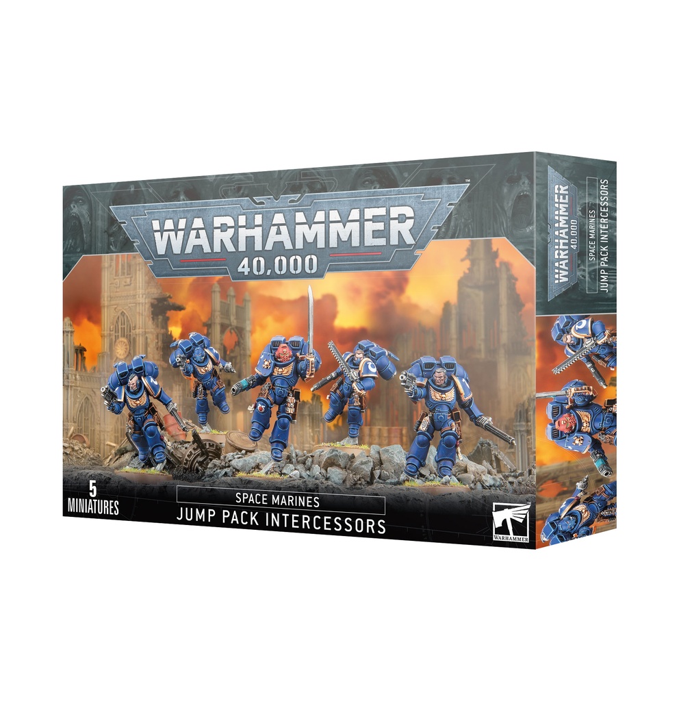 Space Marines: Intercesores de Asalto con propulsores de salto