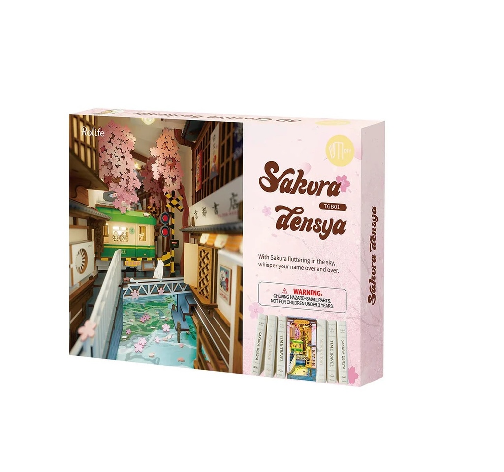 Sujetalibros Sakura Densya