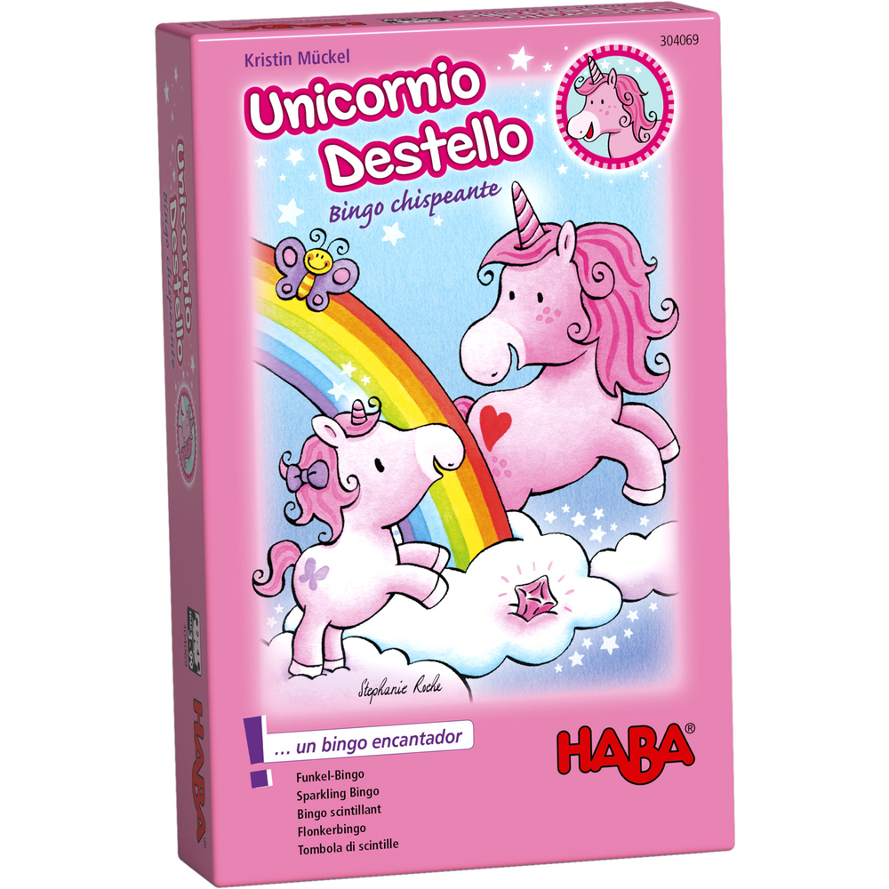 Unicornio Destello – Bingo Chispeante