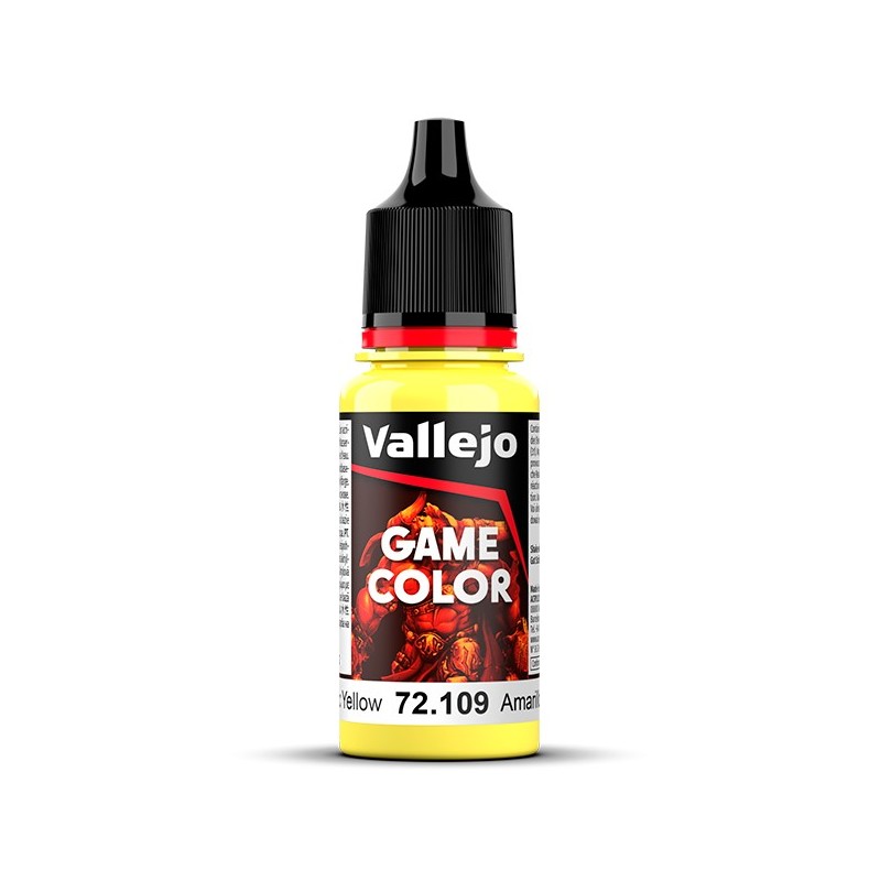 Vallejo Game Color Amarillo Tóxico 18 ml
