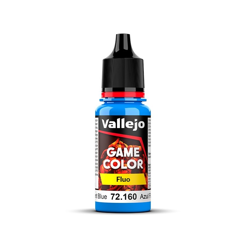 [72160] Vallejo Game Color Azul Fluorescente 18 ml