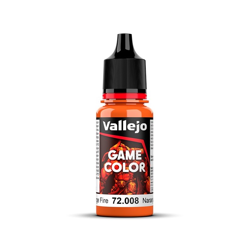 Vallejo Game Color Naranja Fuego 18 ml