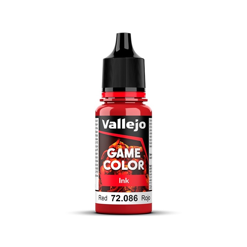 Vallejo Game Color Rojo 18 ml