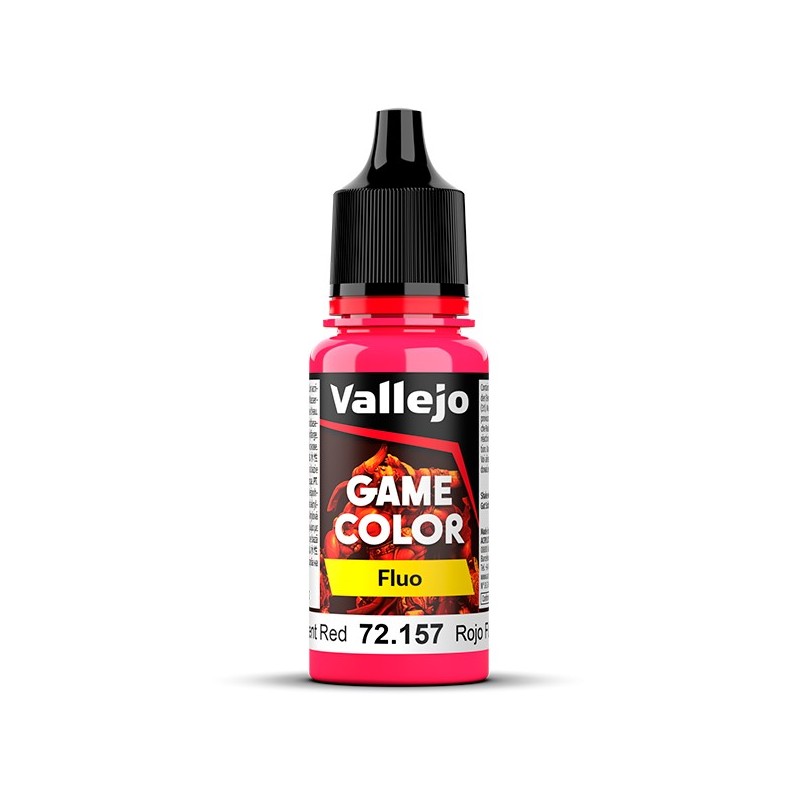 Vallejo Game Color Rojo Fluorescente 18 ml