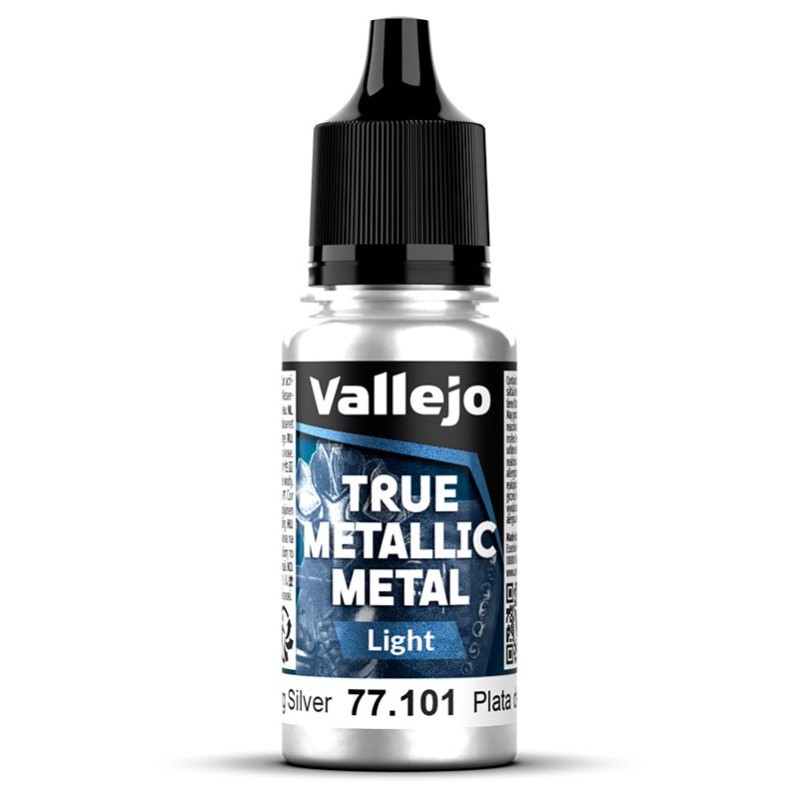 Vallejo TMM Light 101 Plata De Ley 18ml