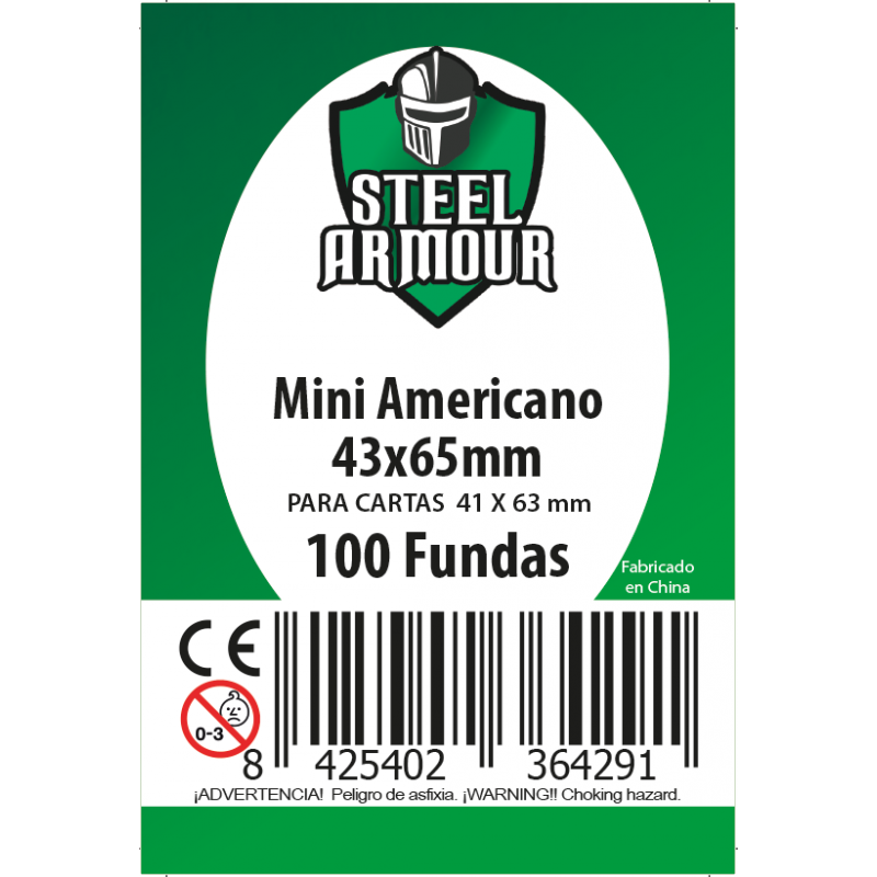100 Fundas tamaño Mini Americano