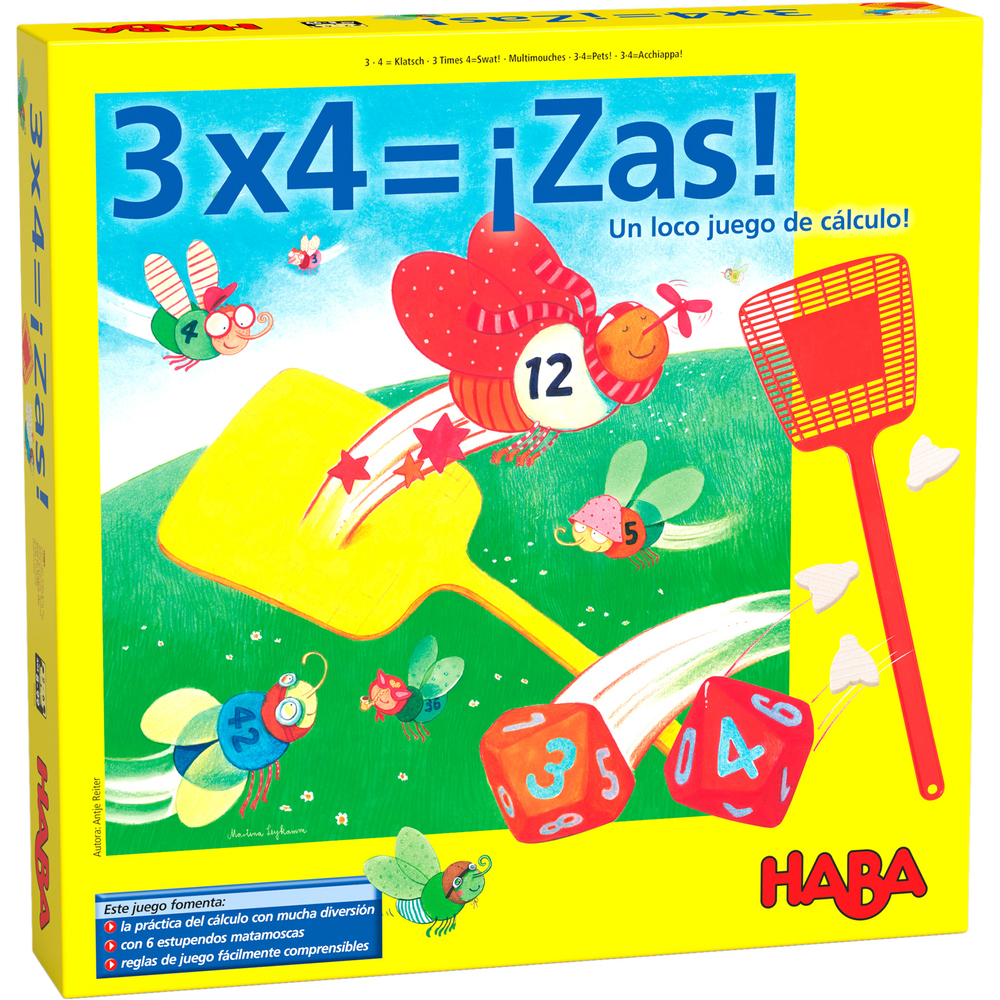 3 x 4 = ¡Zas!