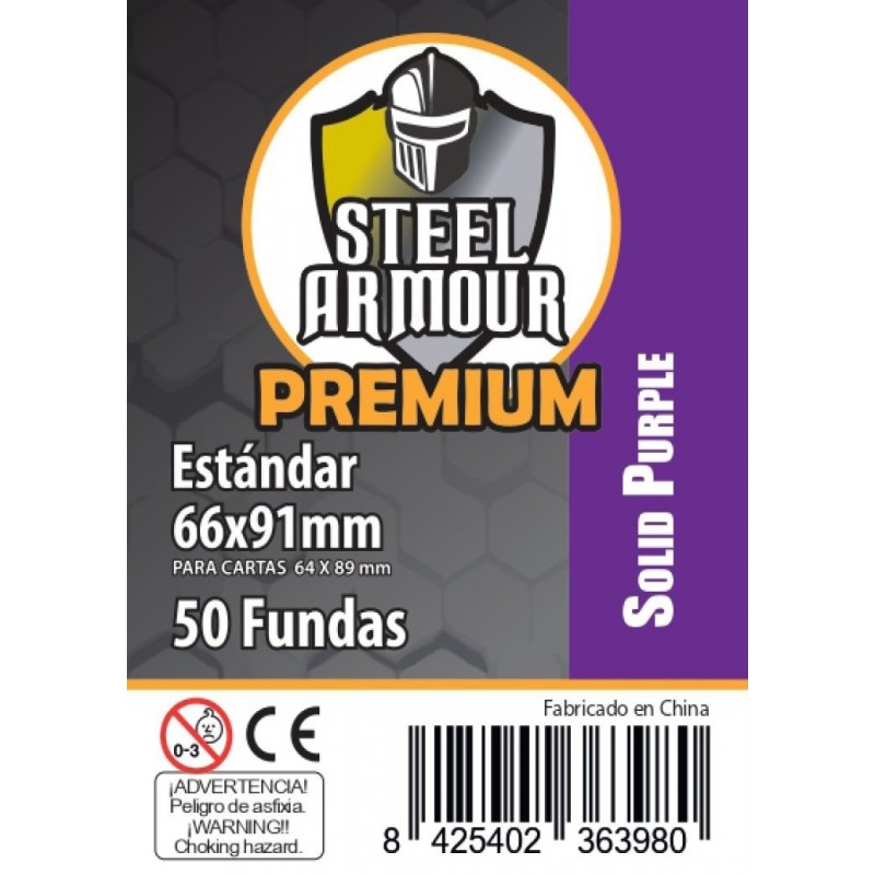 50 fundas Opacas moradas
(66x91mm)