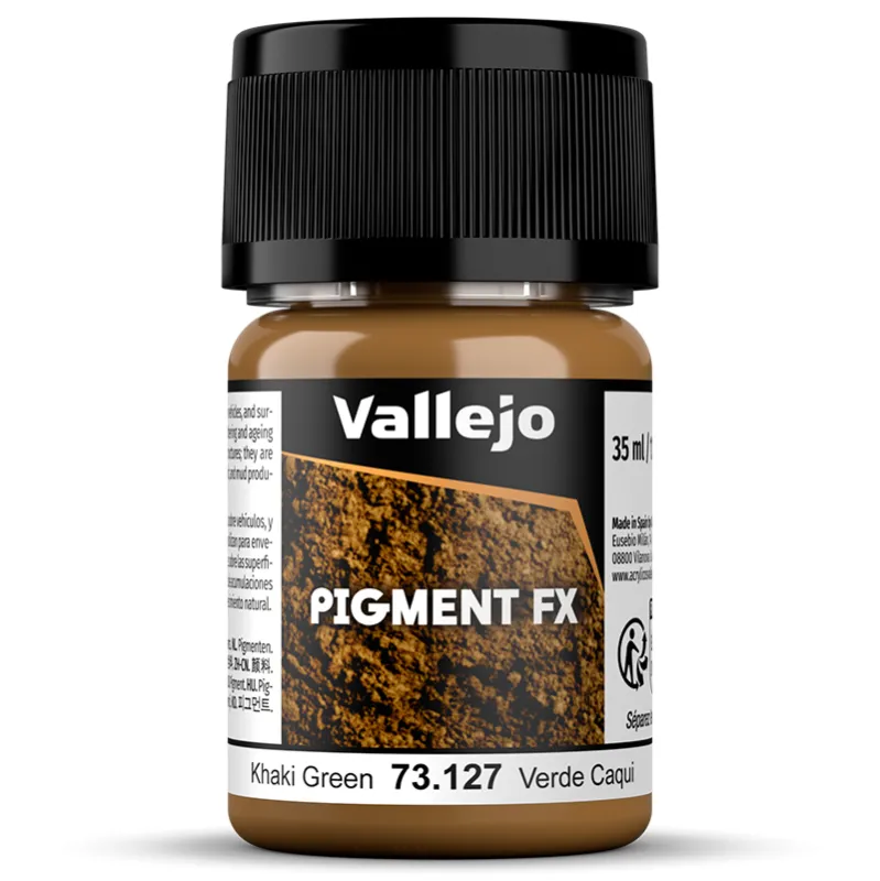Vallejo Pigment FX Color Verde Kaki 35 ml