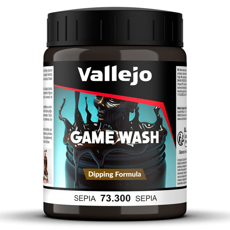 Vallejo Game Color Wash Sepia 200 ml