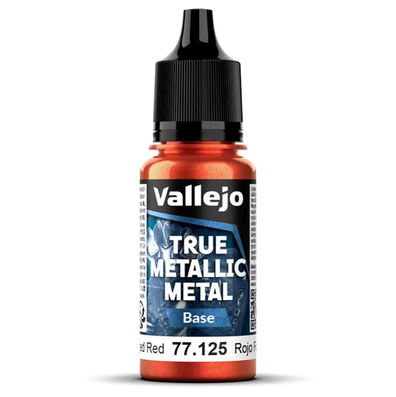 [77125] Vallejo TMM Base 125 Rojo Forjado 18ml