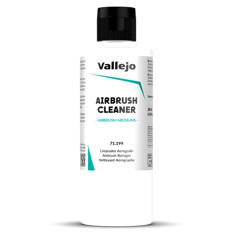Vallejo Auxiliar Limpiador Aerógrafo 200 ml