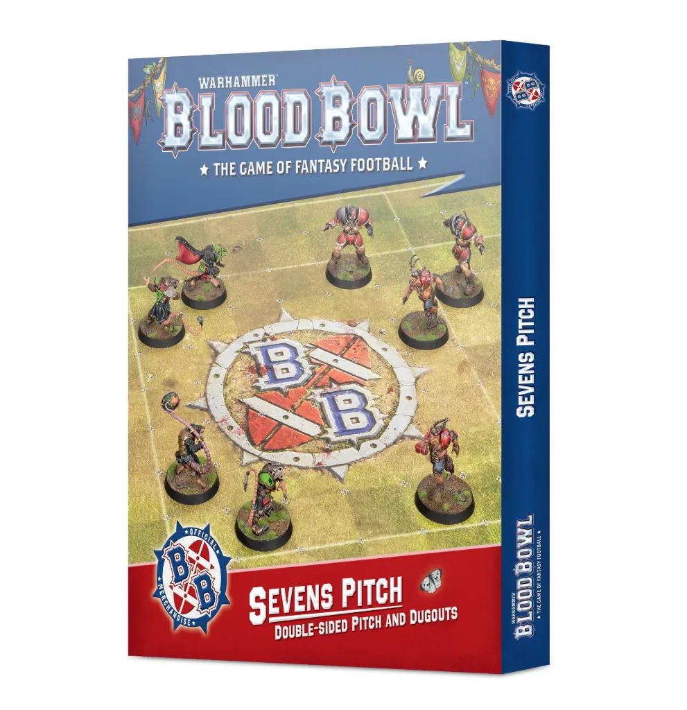 Blood Bowl Siete: campo y banquillos de doble cara