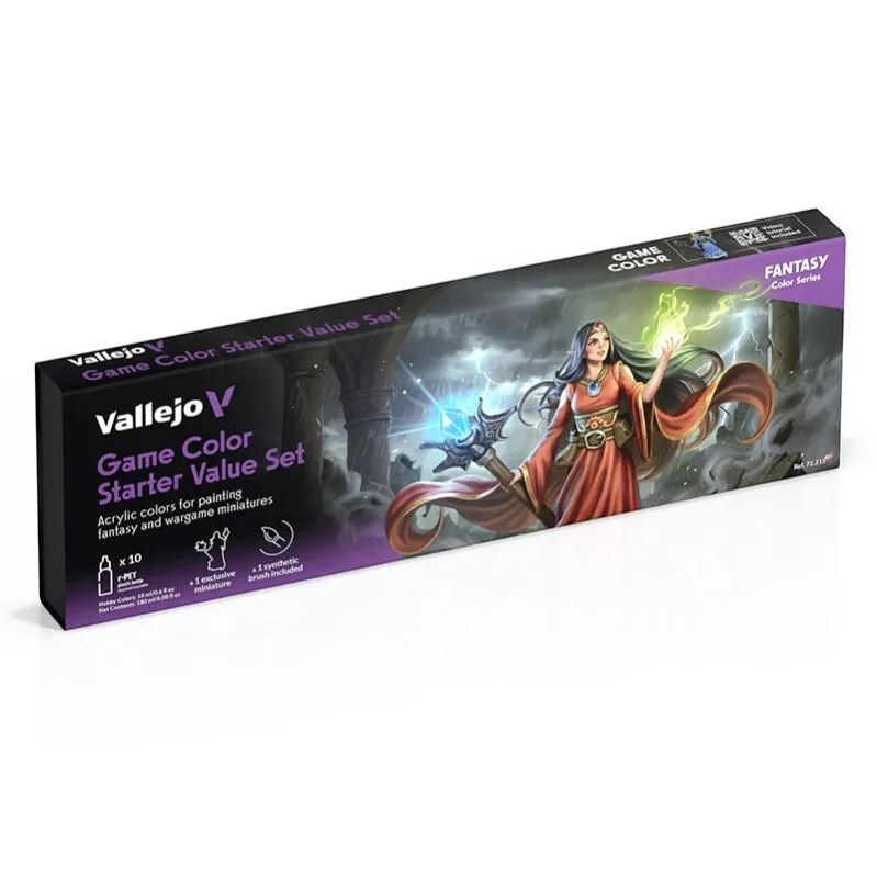 Vallejo Set 10 Game Color Starter Value Set 18 ml